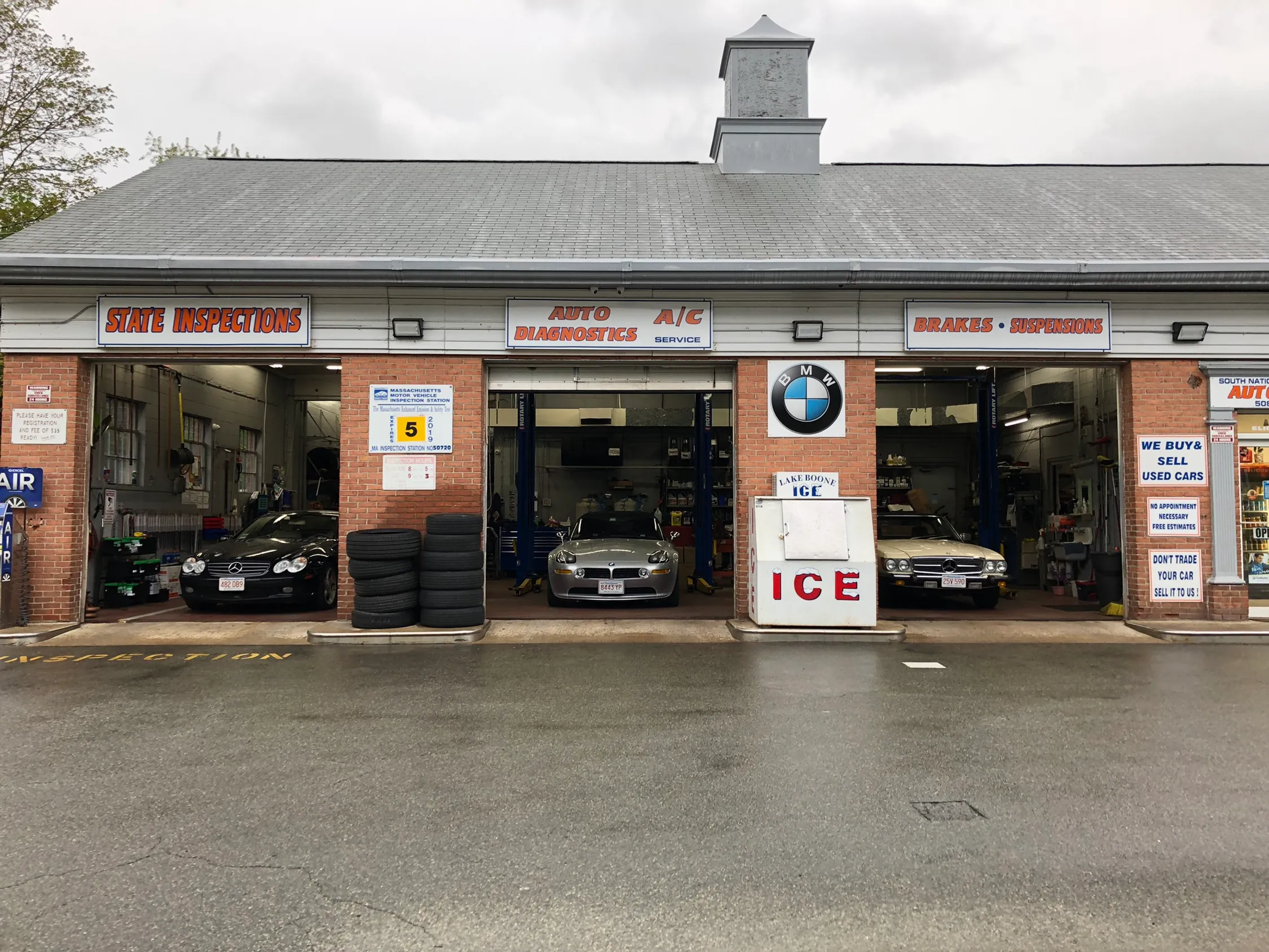 store front view of South Natick Foreign Motors